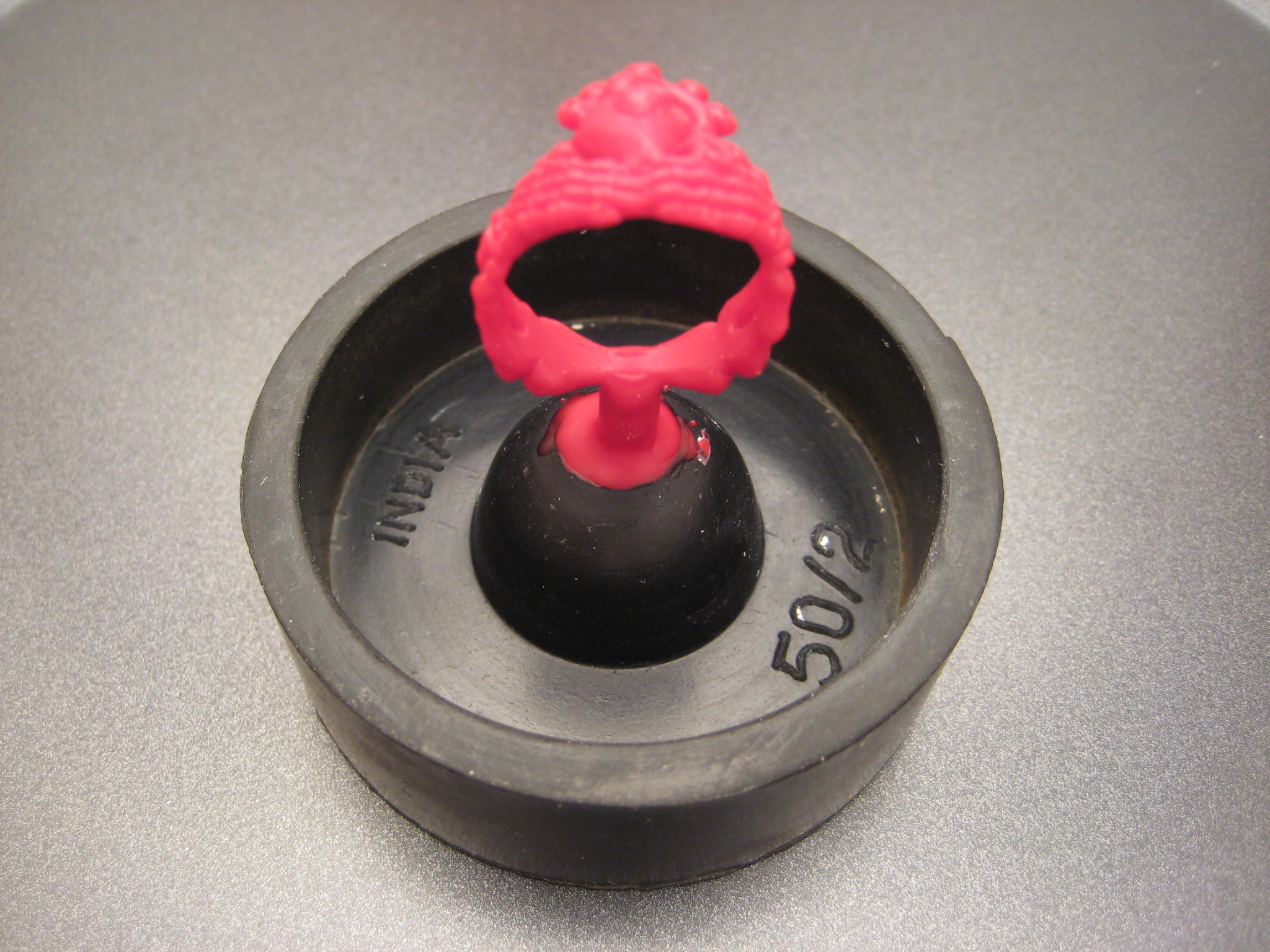 Casting image #2 An image of a wax model ready to be invested