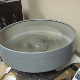 Lost Wax Casting Image 11 An image of the spinning centrifuge