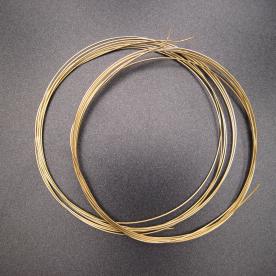Roman Chain Image #1 Spools of 18K gold wire after pulling and annealing.