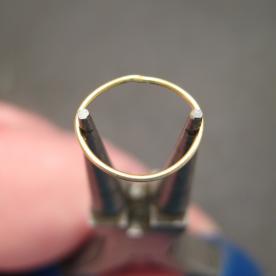 A fused link ready to be stretched.