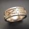 white gold custom-made wedding ring
