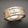 white gold custom-made wedding ring